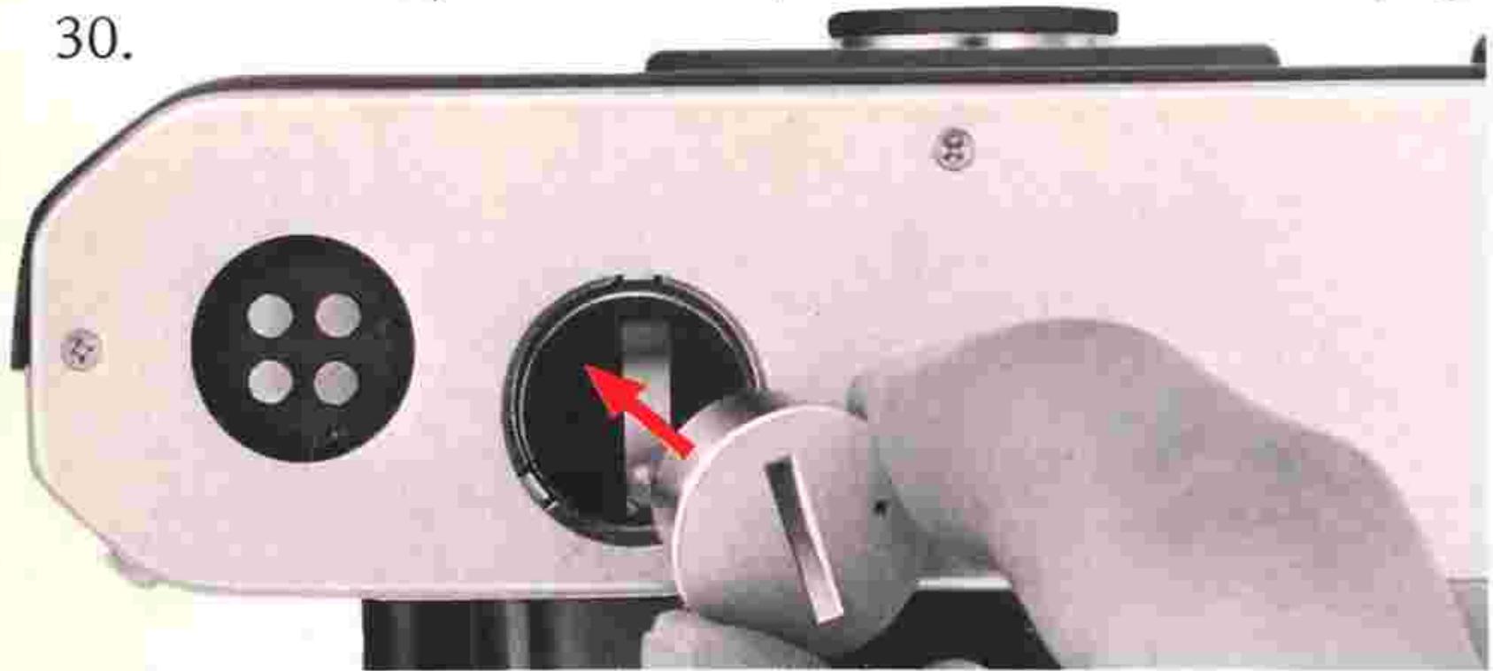 NIKON FM - Installing the Batteries - 1