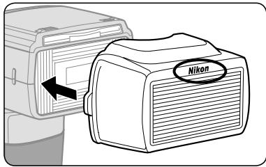 NIKON SB-900 - Attaching the Nikon Diffusion Dome - 1