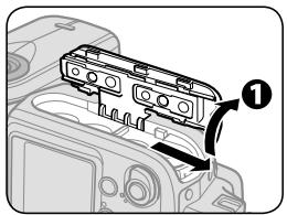 NIKON SB-900 - STEP 1 Inserting the batteries - 1