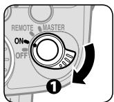 NIKON SB-900 - STEP 4 Turning the SB-900 and camera on - 1