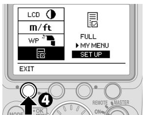 NIKON SB-900 - How to set "My menu" - 3
