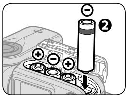 NIKON SB-900 - STEP 1 Inserting the batteries - 2