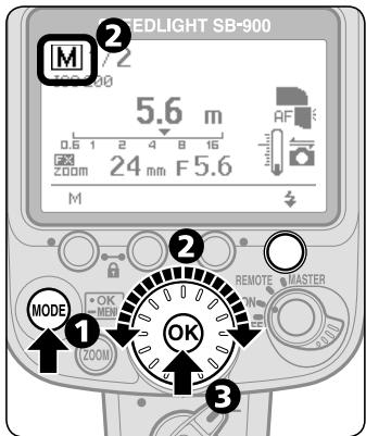 NIKON SB-900 - Setting Manual mode - 1