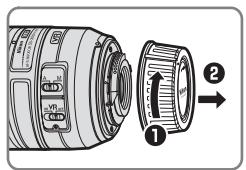 NIKON AF-S DX NIKKOR 55-300MM F-4.5-5.6G ED VR - ■ Componentele objectivului - 3