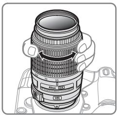 NIKON AF-S DX NIKKOR 55-300MM F-4.5-5.6G ED VR - Priblizenie a híbka ostrosti - 1