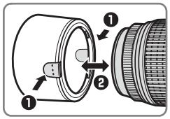 NIKON AF-S DX NIKKOR 55-300MM F-4.5-5.6G ED VR - 取付方/取外方 - 1