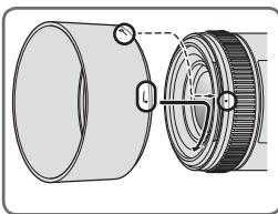 NIKON AF-S NIKKOR 50MM F-1.4G - 安装镜头遮光罩 - 1
