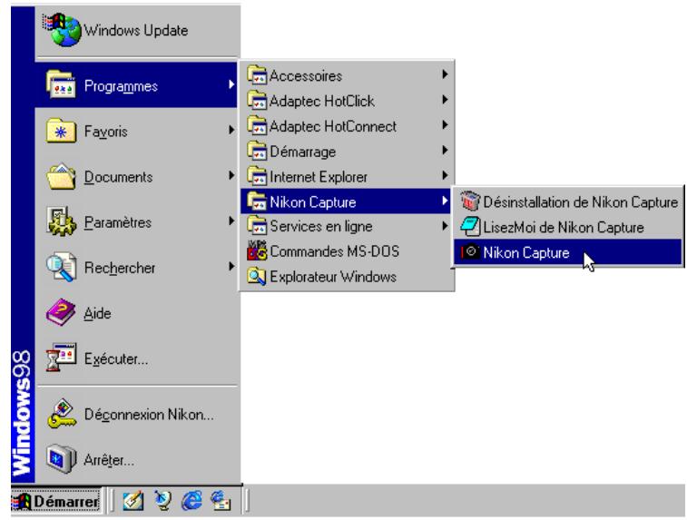 NIKON CAPTURE - Sous windows - 1