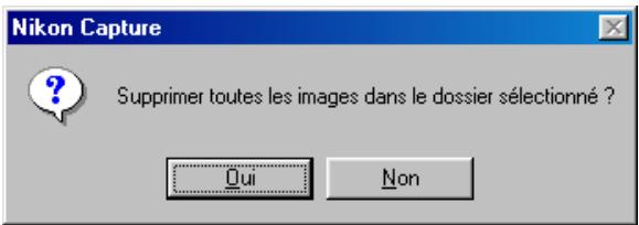 NIKON CAPTURE - Effacement des images - 2