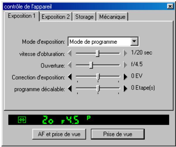 NIKON CAPTURE - Prises de vue à partir de la fenêtre de contrôle de l'appareil photo - 1