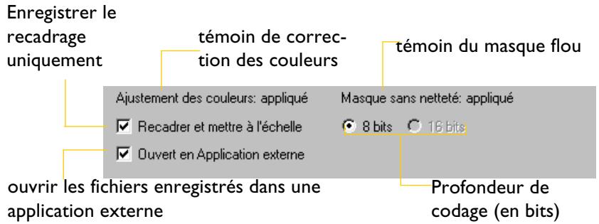 NIKON CAPTURE - Enregistrement des options - 1
