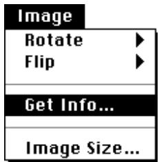 NIKON CONTROL MACINTOSH - Get Info Dialog Box - 1