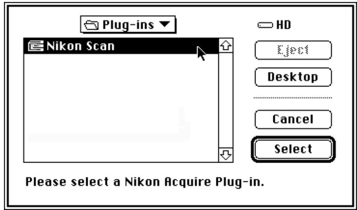 NIKON CONTROL MACINTOSH - Step I - 2