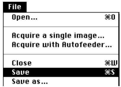 NIKON CONTROL MACINTOSH - Saving Images - 2
