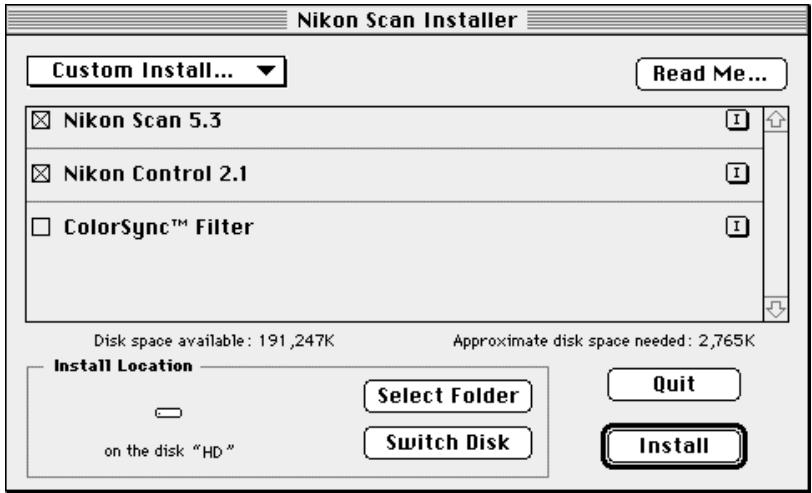 NIKON CONTROL MACINTOSH - Step 3 - 1