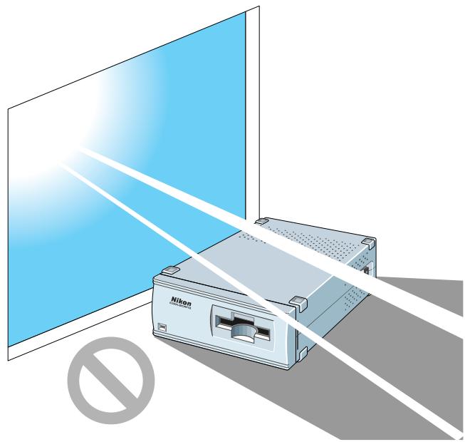 NIKON COOLSCAN II - Do not store or use where: - 2