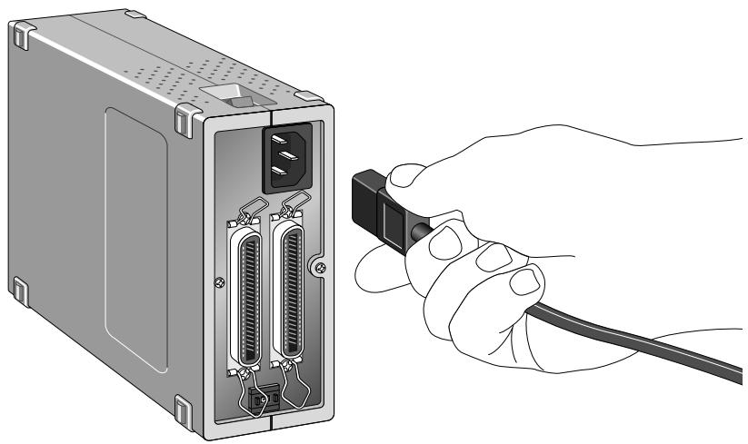 NIKON COOLSCAN II - Connecting the Power Cord - 1