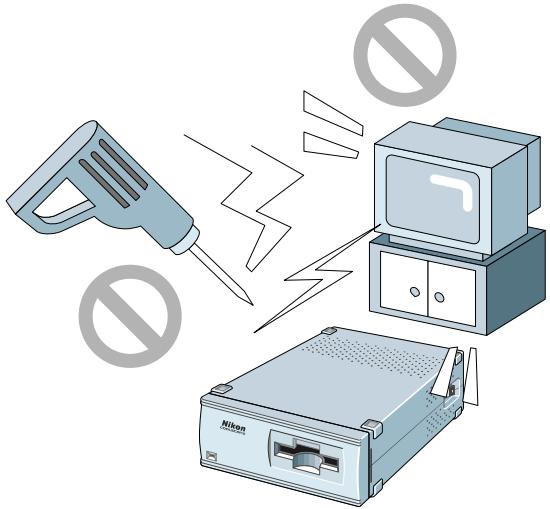 NIKON COOLSCAN II - Do not store or use where: - 5