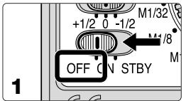NIKON SB-30 - Installing the battery - 1