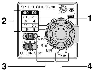 NIKON SB-30 - Selecteur de mode - 1