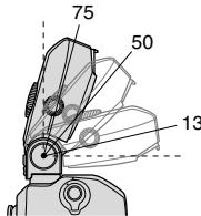 NIKON SB-30 - Flash head tilting angle - 1