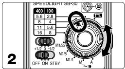 NIKON SB-30 - Taking flash pictures in the Non-TTL auto flash mode - 2