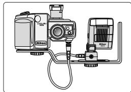 NIKON SB-30 - Blitzschiene SK-E900/Multi-Blitzadapter AS-E900 - 1