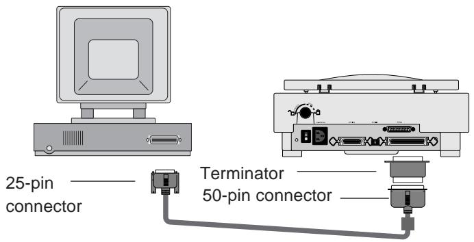 NIKON SCANTOUCH 210 - Connecting to the Macintosh computer - 1