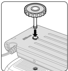 NIKON SD-9 - SD-9-laitteen kiinnitys kameraan - 1