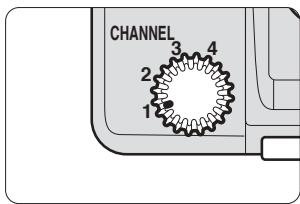 NIKON SU-800 - Set a channel number on the SU-800. - 1