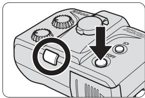 NIKON SU-800 - Turning on the camera, the SU-800 and SB-R200. - 2