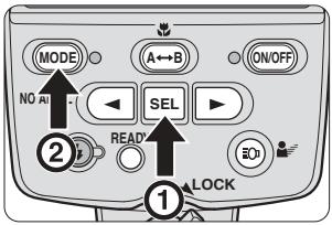NIKON SU-800 - Set the remote flash unit's flash mode on the SU-800. - 1