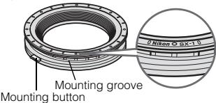 NIKON SU-800 - ■ Attachment Ring SX-1 - 1