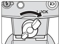 NIKON SU-800 - Mounting Foot-lock lever - 1