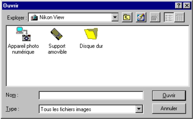 NIKON VIEW 2 - Ouverture de fichiers d'images dans d'autres applications - 2