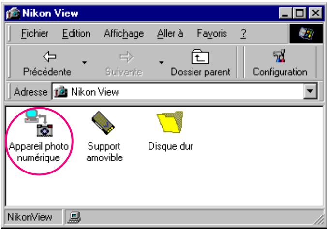 NIKON VIEW 2 - Double-cliquez sur l'icône Appareil photo numérique. - 1