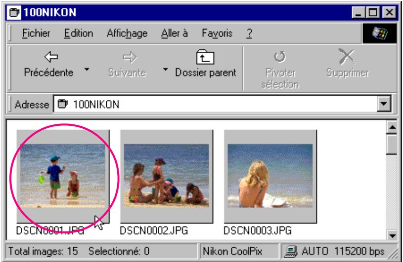 NIKON VIEW 2 - Ouverture d'images dans des fenêtres d'images - 1