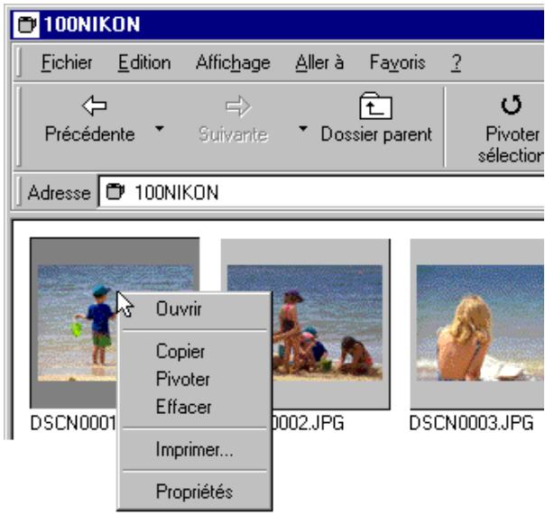 NIKON VIEW 2 - Les commandes du menu déroulant - 1
