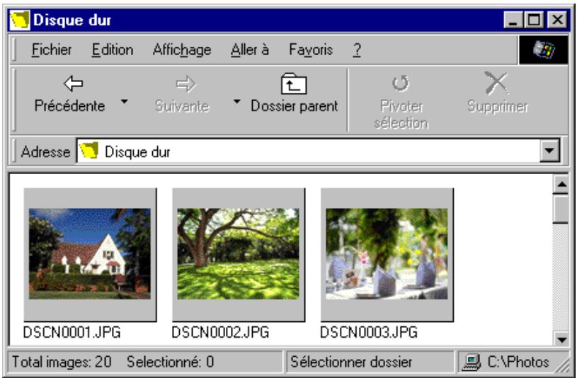NIKON VIEW 2 - Double-cliquez sur l'icône Disque dur. - 2