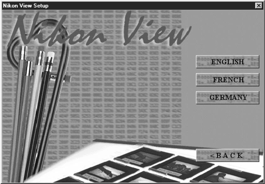 NIKON VIEW 300 - Troisième étape — Installer Nikon View - 1