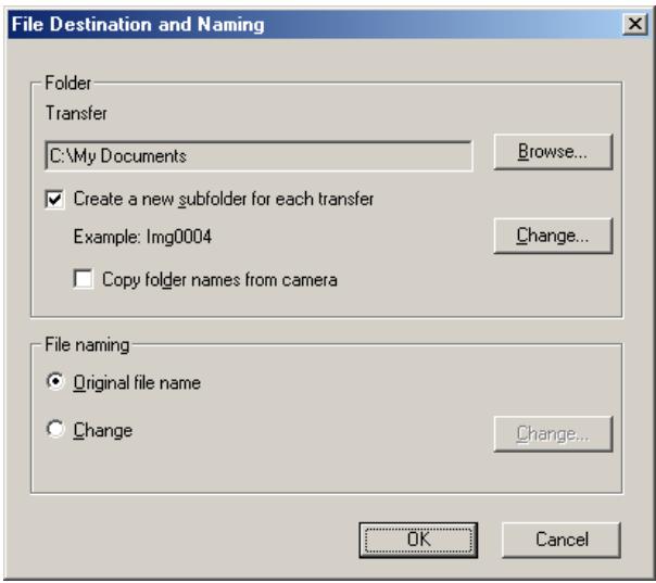 NIKON VIEW 5 - If you cannot change the transfer destination - 2