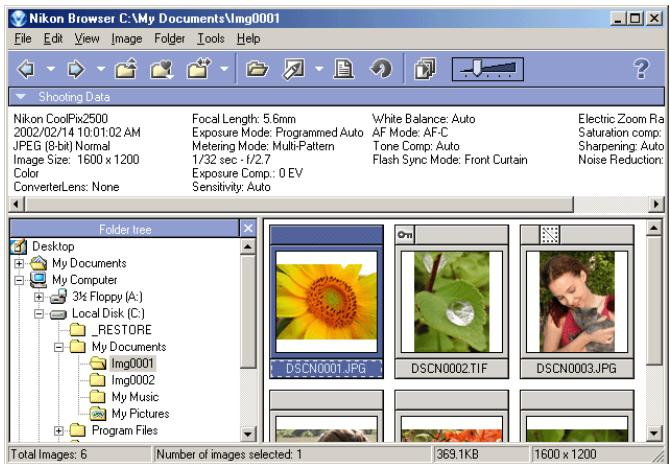 NIKON VIEW 5 - Programs that launch after transfer - 1