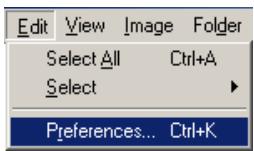 NIKON VIEW 5 - Displaying the Preferences dialog box - 1
