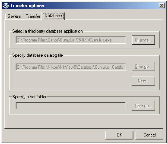 NIKON VIEW 5 - The Database tab - 1
