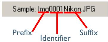 NIKON VIEW 5 - Folder name creation rules dialog box - 2