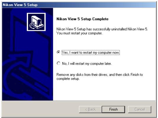 NIKON VIEW 5 - Step 4—Restart your computer - 1
