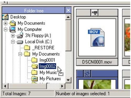 NIKON VIEW 5 - Moving files between folders - 1