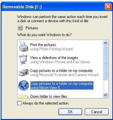 NIKON VIEW 5 - Procedures to start NikonView 5 under Windows XP - 1