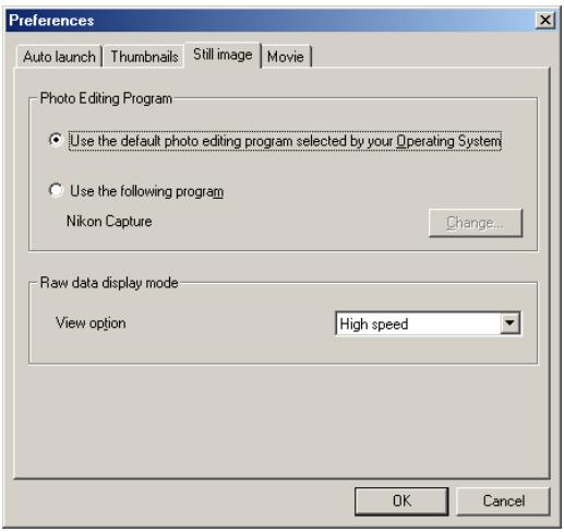 NIKON VIEW 5 - Selecting an image editing program - 1