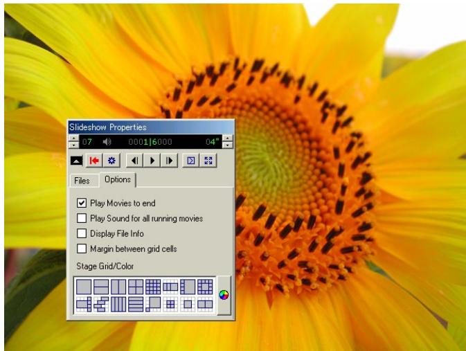 NIKON VIEW 5 - Displaying the Slideshow Properties dialog box - 2